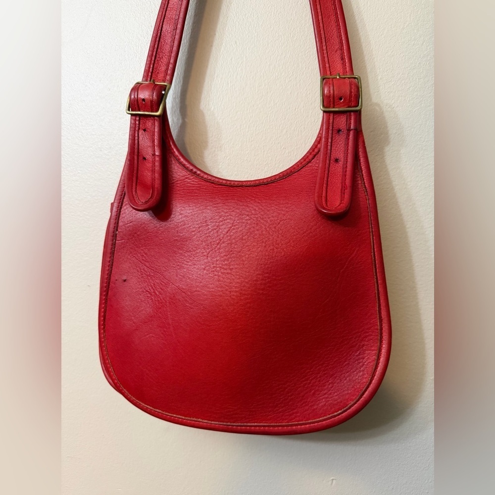 Vintage Coach Bonnie Cashin Pre-Creed / Metal Tag Saddle Bag # 9205 (Mocha) - Picture 3 of 11